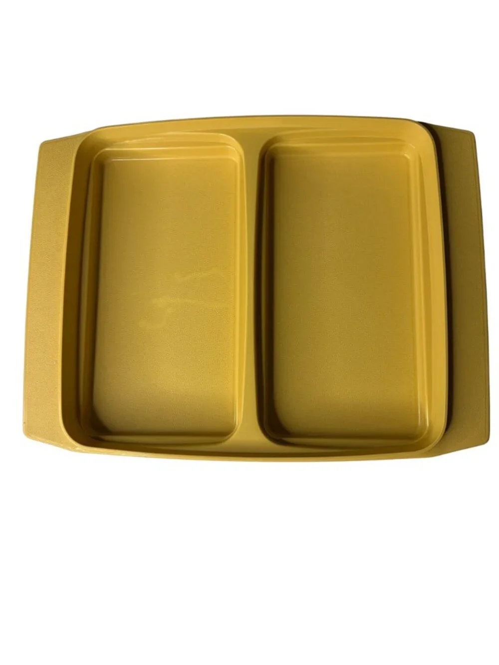 VTG Tupperware Deviled Egg Keeper Serving Tray Harvest Gold Container 723-2